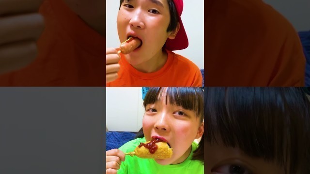 'Japanese Convenience Store Food Challenge! Fried Chicken and Ramen ! #shorts'