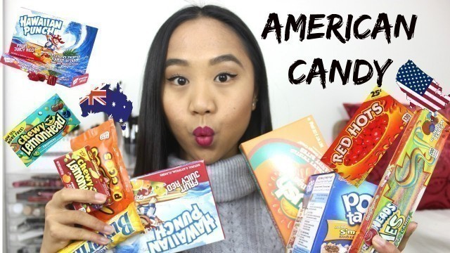 'AUSTRALIAN TRIES AMERICAN CANDY! | THERESATRENDS'