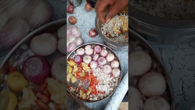 'bhelpuri chat making | indian village street food | #shorts #bhelpurichat #mirjapur'