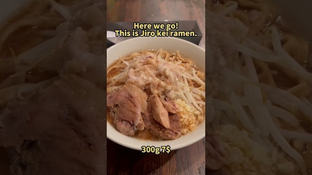 'Super junky Jiro kei ramen 