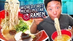 'The First MICHELIN STAR Japanese Ramen Noodles in THE WORLD & Indonesian Noodles That DESTROYED Me!'
