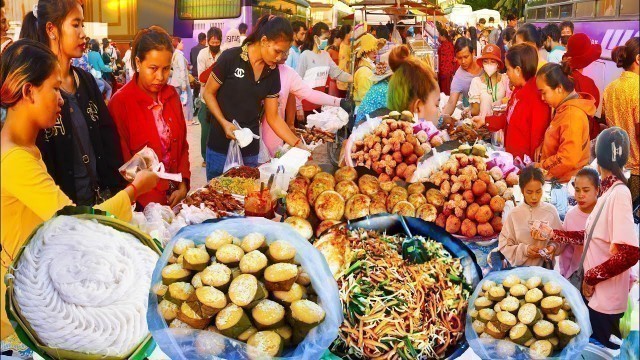 'Factory worker\'s street food, yummy breakfast for $0.60, Cambodian street food'