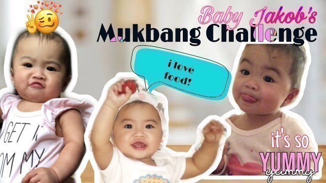 'My 10 Months Old Baby Does The Mukbang Challenge'