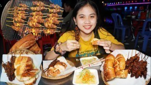 'Two best Cambodian street food, amazing evening street food tour Stueng Ta Khmao river'