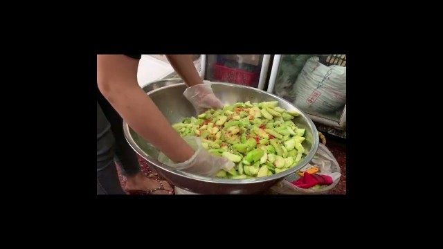 'Sour snack fruit Cambodian street food| Eatingdance #short'