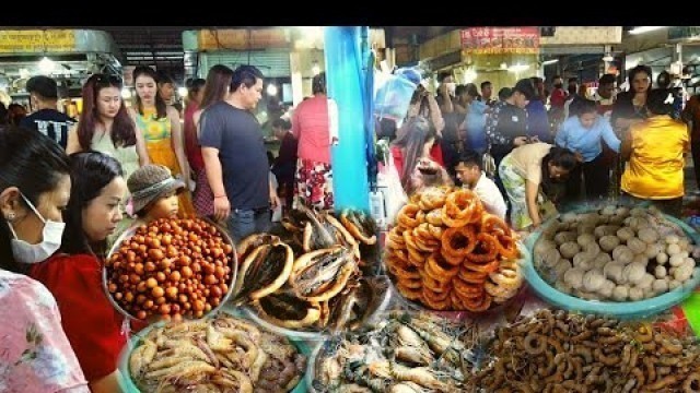 'Awesome Cambodian street food, Cambodian donuts, fried stingray, tamarind, Lobster, seafood n more'