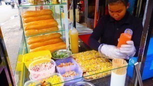 'So Crispy Delicious! Popular NUMPANG ANG (Khmer Grilled Garlic Bread) | Cambodian Street Food'