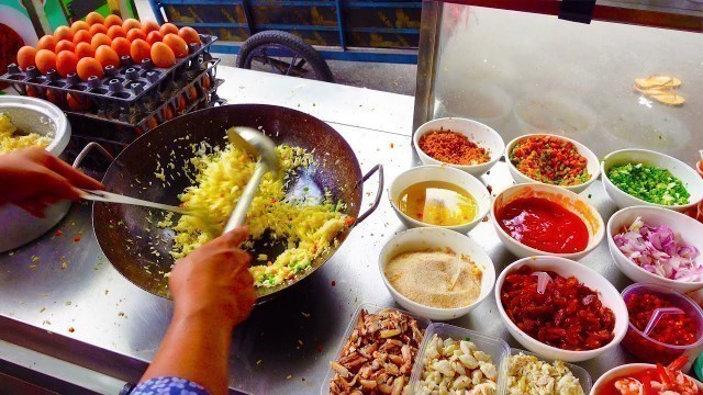 'Bay Cha Lok Lak & Shrimp Egg Fried Rice | Cambodian Street Food'