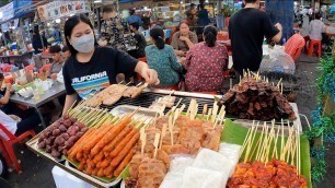 'Popular Cambodian Street Food, Noodles Soup, Meat Skewers, Meatballs & More at Russian Market'