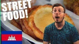 'The Best Cambodian STREET FOOD  in Phnom Penh REACTION'