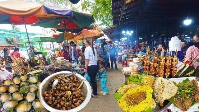 'Best Countryside Street Food @ Kampong Speu Province - Cambodian Yummy Foods @ Oudong Resort'