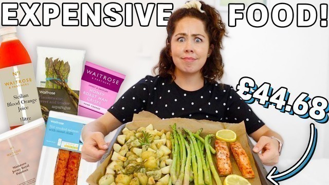 'I Tried the MOST EXPENSIVE Food From The Supermarket For 24 HOURS!'