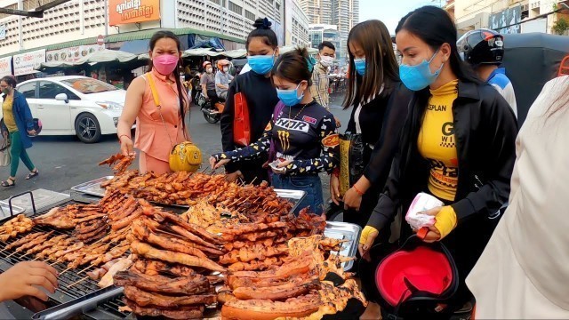 'Phnom Penh Street Food Tour - Cambodia Street Market & Food Show @Olympic Market'