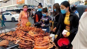 'Phnom Penh Street Food Tour - Cambodia Street Market & Food Show @Olympic Market'