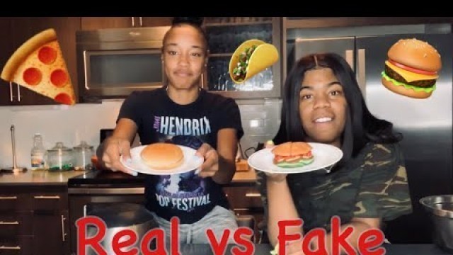 'REAL VS. FAKE FOOD CHALLENGE'