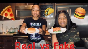 'REAL VS. FAKE FOOD CHALLENGE'