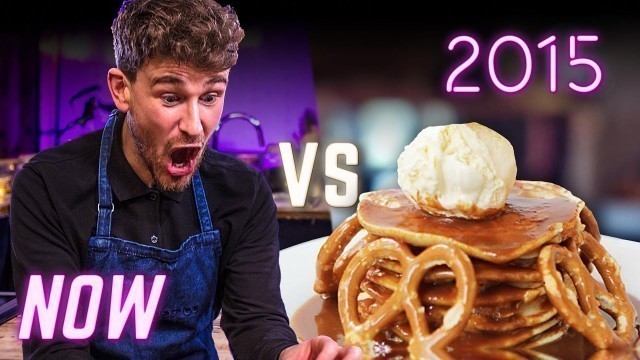 'Re-attempting our Past Cooking Fails | ULTIMATE PANCAKE BATTLE (2015)'