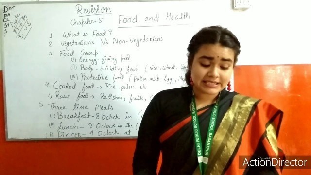 'Class- 2 Revision chapter -5 FOOD and HEALTH'