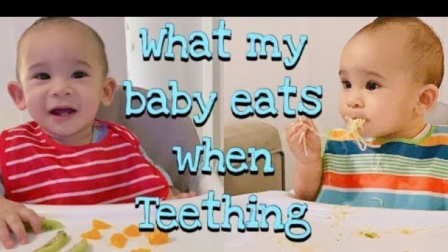 'What My Baby Eats When Teething | 9 months old Baby Led Weaning & Traditional | Food for Teething'