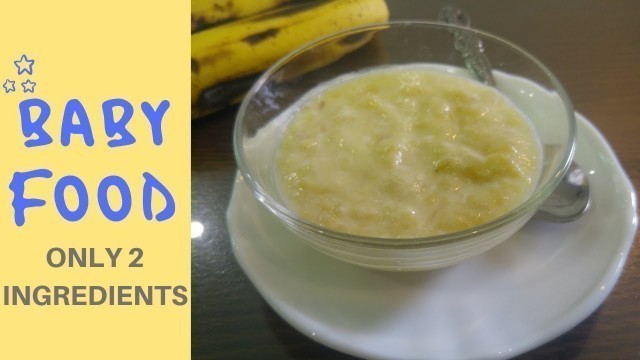 'Banana Puree For 6 months Old baby | Baby Food Healthy Recipes'