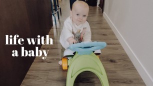 'Almost Walking At 10 Months Old! | Day In The Life With A Baby'