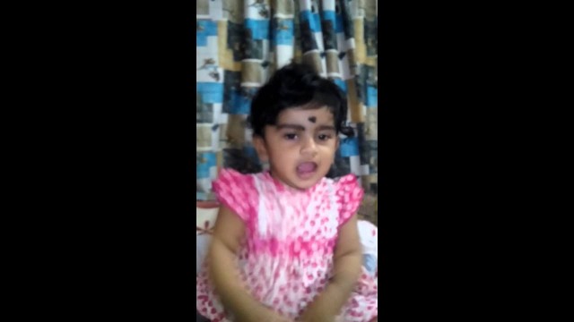 '10 Months Old Baby doll Dancing Video | To Smurfs Happy Birthday Song'