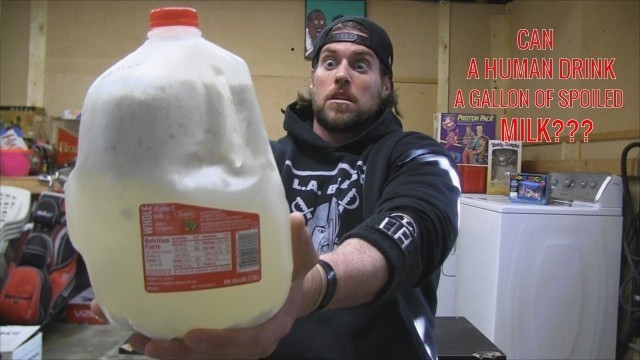 'Can A Human Drink A Gallon of Spoiled Milk w/o Vomiting into A Washing Machine? | L.A. BEAST'