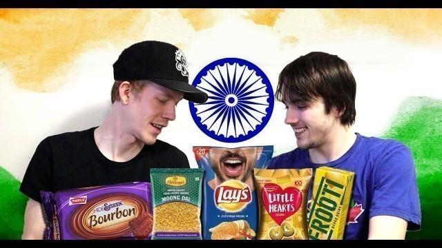 'Canadians try Indian Snacks | Foreigners try Indian snacks for the first time'