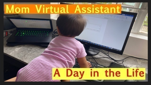 'Virtual Assistant Mom | Online Freelancer | 10 Months Old Baby Update | Philippines'