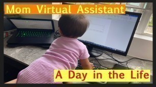 'Virtual Assistant Mom | Online Freelancer | 10 Months Old Baby Update | Philippines'