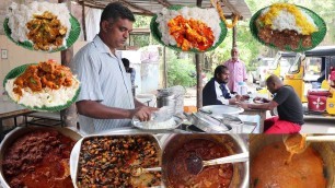 'Hardworking Uncle Selling Unlimited Meals | Best Hyderabad Street Food Videos | Food Bandi'