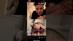 'Lil mosey fans eat spoiled food & eat raw eggs on Instagram Live'