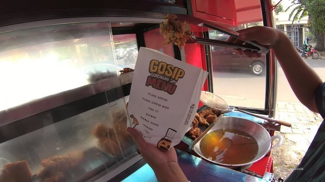 'Jakarta Street Food 1030 Part.2 Marugami Bakwan Jepang Pisang Goreng MaduGosip Gorengan Sip 5890'