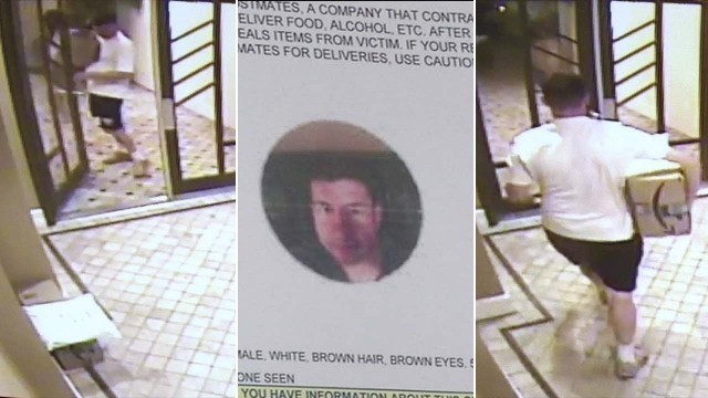 'Postmates worker caught on video stealing packages in Studio City | ABC7'