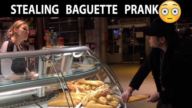 'Stealing Baguette in Paris Prank