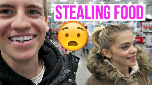 'STEALING FOOD AT COSTCO! - VLOGMAS DAY 18'