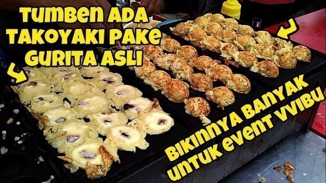 'NGANTRI BANGET BELI TAKOYAKI DI EVENT WIBU | Ennichisai Jepang | Indonesia street food #14'