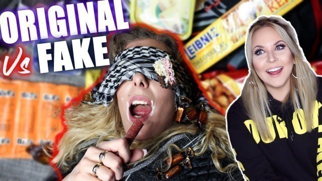 'ORIGINAL FOOD VS FAKE FOOD CHALLENGE ! | EXTREM LUSTIG | Teil 1 | Jennys strange World'