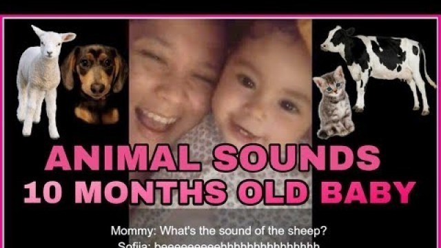 'ANIMAL SOUNDS BY A 10 MONTHS OLD BABY'