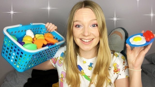 'ASMR Fake Food Tapping and Whispering'