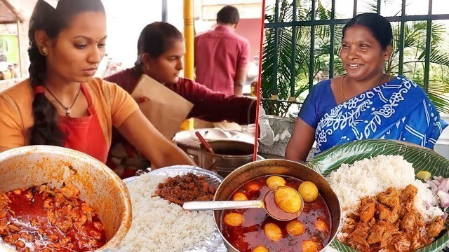 'Indian Tasty Food Items | Hyderabad Street Food Items Review | Chicken Dum Biryani | Telugu Adda'