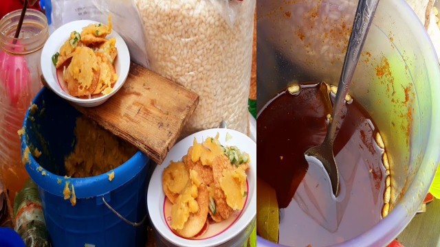 'King of Jhal Muri Maker Roadside Street Food | World famous Hyderabad Masala Tasty Jhal Muri Ninja'