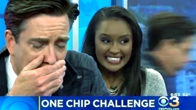 'Best Food Challenge News Bloopers'