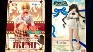 'Mito Ikumi & Hestia FuRyu Prize Figures - Unboxing'