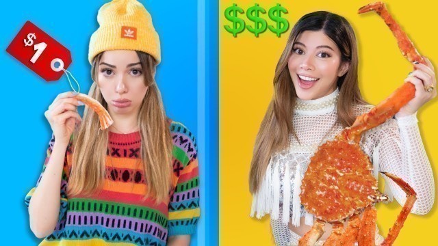 'CHEAP vs EXPENSIVE Food Challenge'