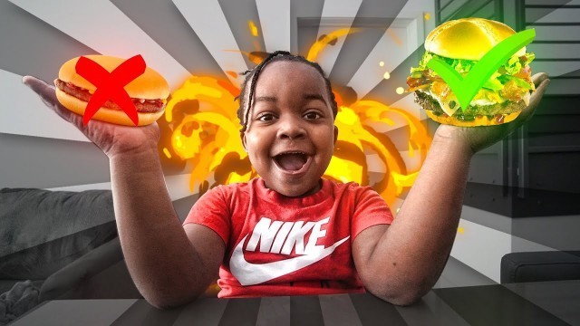 'Real Food Vs. Fake Food | Hamburgers !!!'