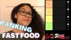 'Rating Fast Food Restaurants ( response to iDubbbz)'