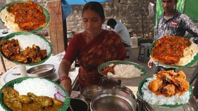 'Hard Working Old Women Selling Roadside Food | Hyderabad Street Food Videos | Food Bandi'