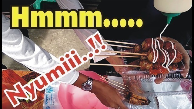 'Beli Sate Seafood Ala Jepang!! Harga Cuma 2000 #Oshien Food - Indonesia Tegal Street Food'