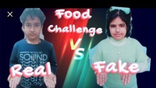 'REAL VS FAKE FOOD CHALLENGE|| *SPY\'s Crunchers|| *did they eat that*||